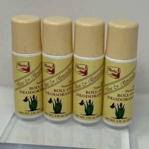 Riviera Aloe & Almonds All Natural Roll-On Deodorant - All Natural